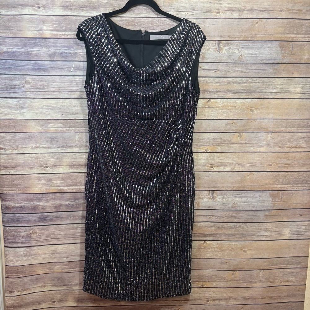 Christian Berg Cocktail Dress Black Size EU 44 US 12